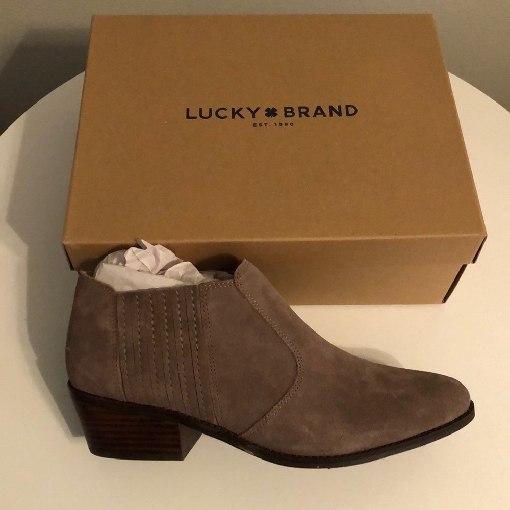 Lucky Brand Ankle Boot - Foxy Taupe (NWT)